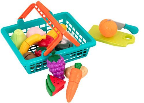 Игровой набор Battat для двоих Овощи-фрукты на липучках
