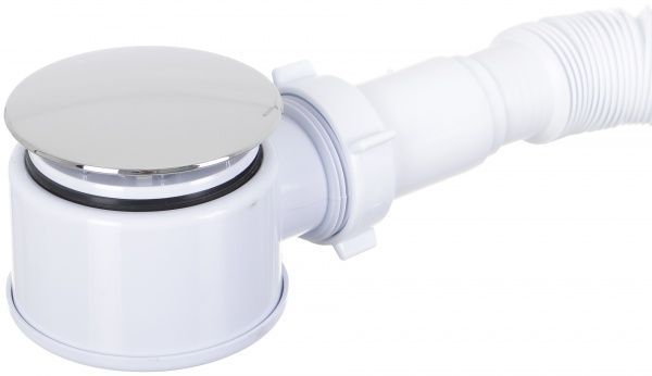 Сифон для поддона ScandiSPA для душевых кабин и низких поддонов h52/d80