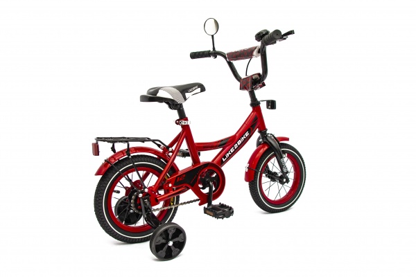 Велосипед дитячий Like2bike 12'' Sky вишневий 211203 