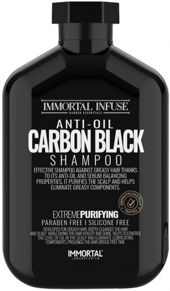 Шампунь Immortal Infuse Anti-Oil Carbon Black 500 мл