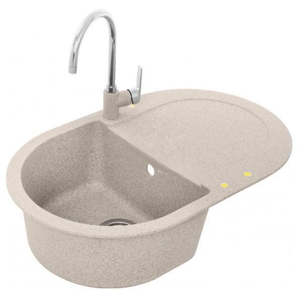 Мийка для кухні + змішувач TEKA Perla 45 B-TG 40144588 + Inca H 53995120SB 