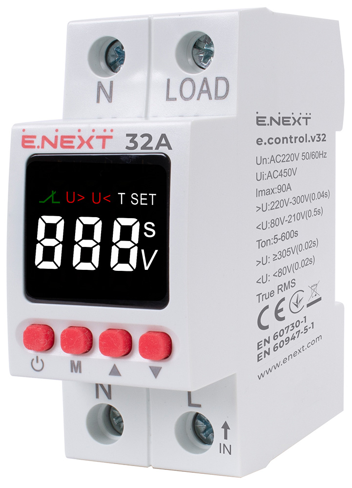 Реле напряжения E.NEXT e.control.v32 p0690031