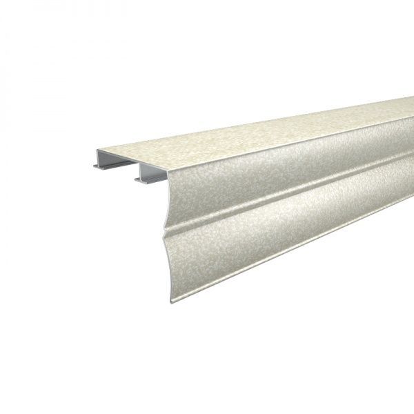 Карниз Алюсервіс стандартный двойной укомплектованный 350 см капучино 1 шт. 