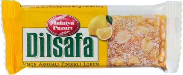 Лукум Malatya Pazari з лісовими горіхами 50 г (8690985820223) 