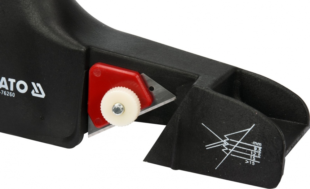 Рубанок для знімання фаски г/к плит YATO YT-76260