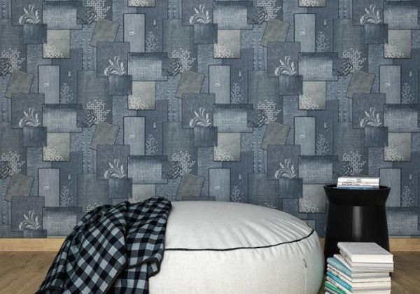 Обои виниловые горячего тиснения Vinil Vinil Котон Коттон СШТ 4-1096 1,06x10,05 м 