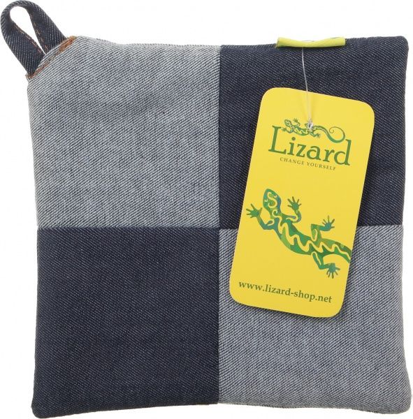 Прихватка джинсовая 17x17 см синий Lizard-jeans 