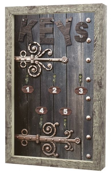 Ключница SvitArt FV-443, коричневая