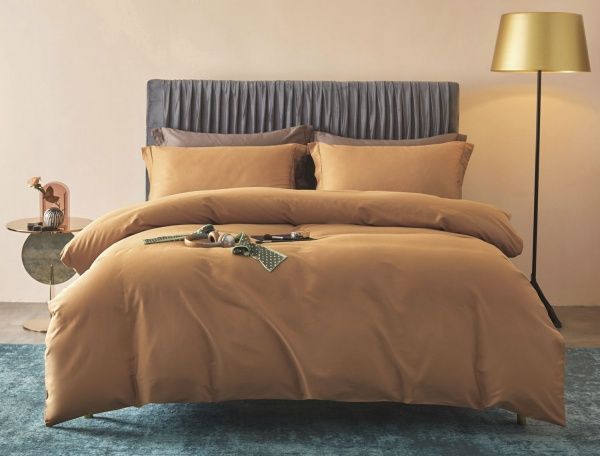 Простынь на резинке Mono Orange D 180x200 см оранжевый La Nuit 