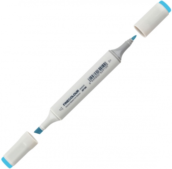 Маркер спиртовой FINECOLOUR Sketch EF100-91 голубой бензин 