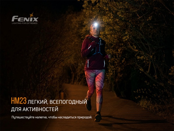 Ліхтарик на голову Fenix HM23, 240лм, 53м
