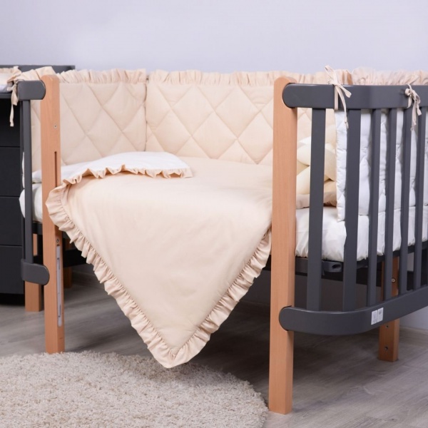 Комплект для дитячого ліжечка Baby Veres Macaroon Vanilla ваніль 219.07
