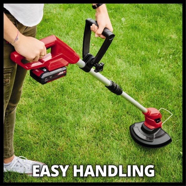 Газонокосарка акумуляторна Einhell GE-CM 18/33 Li Set + тример (3413262)