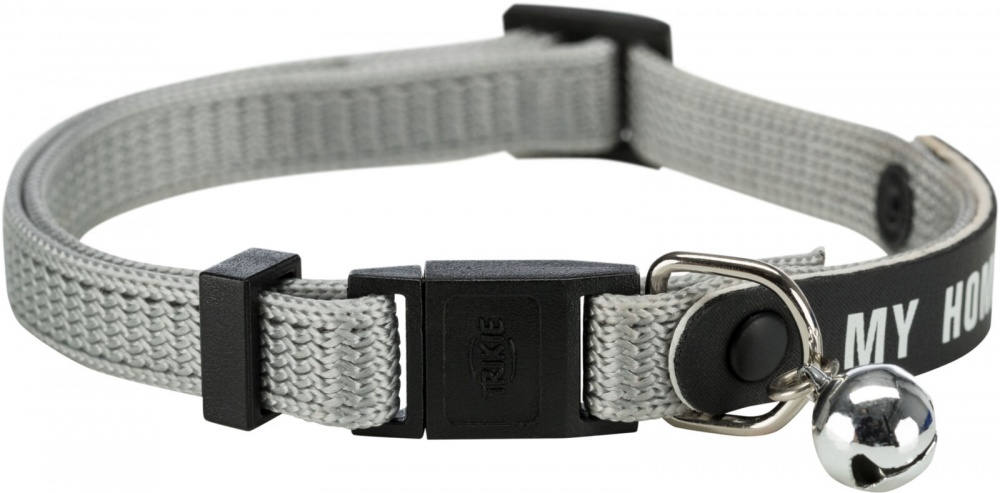 Ошейник Trixie My Home для кошек, с колокольчиком и адресом