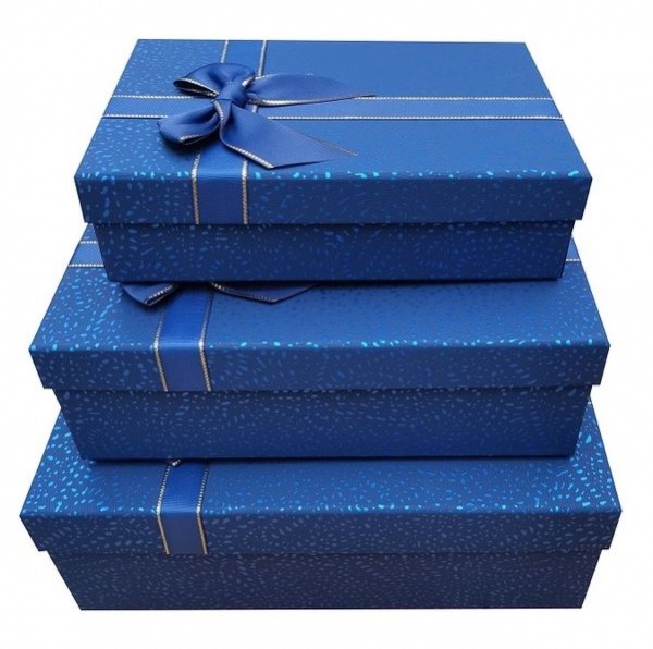 Коробка подарочная UFO m1340-0506 33x25x11.5 см BLUE