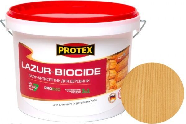 Лазур-антисептик Protex 3 в 1 шовковистий мат сосна 10 л