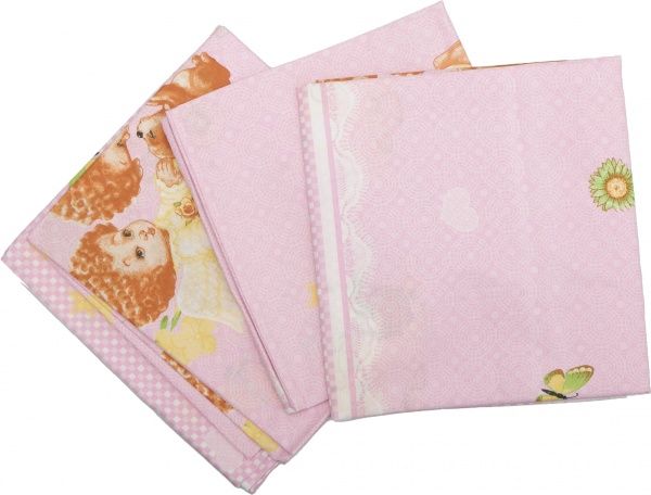 Комплект постельного белья СЕЛЕНА Ангелы 2 розовый 