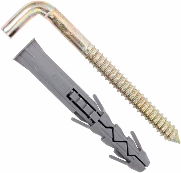 Дюбель распорный с L-крюком 14x120 мм 2 шт. Expert Fix
