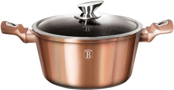 Кастрюля с крышкой Metallic Line ROSE GOLD Edition 2,5 л BH 1514N Berlinger
