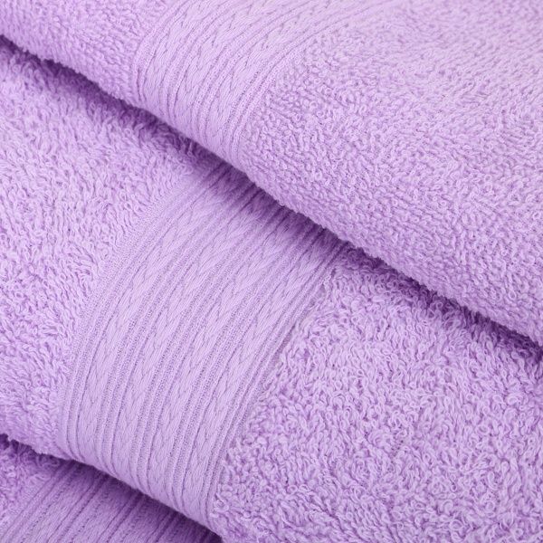 Полотенце Косичка 360гр/м 100x150 см лавандовый Simi 