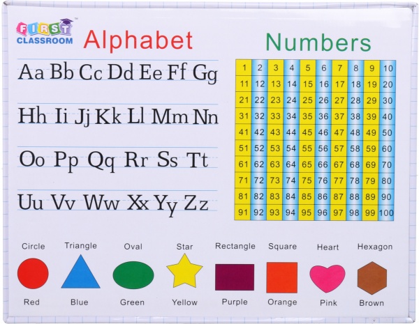 Доска магнитная Huamei магнитная Learning case 36.6х4.9х30 см с набором красно-желтая HM1113A