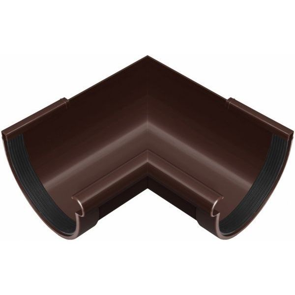 Кут внутрішній ПВХ RAINWAY Rainway 90° коричневий 130 мм коричневий 