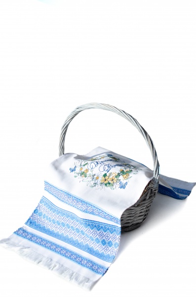 Полотенце 463-21/00 , р.0,80х0,32, синий 32x80 см Эдельвика голубой 