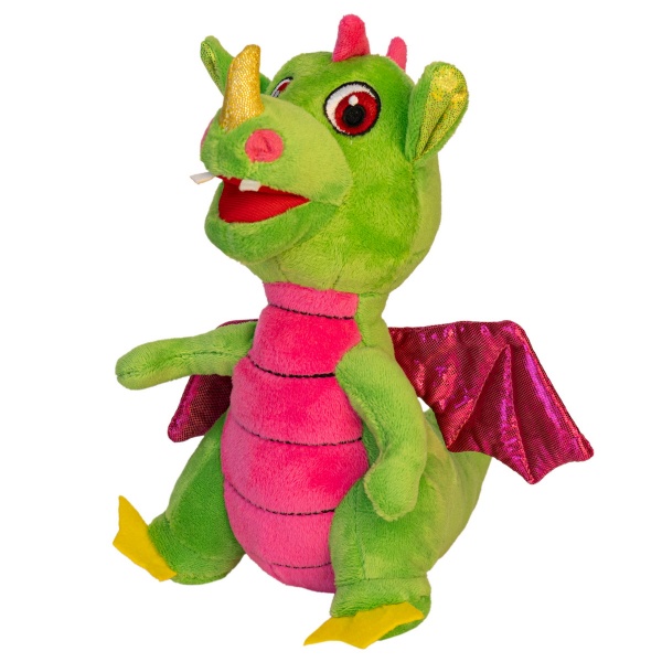Мягкая игрушка Дракончик зеленый 20 см 