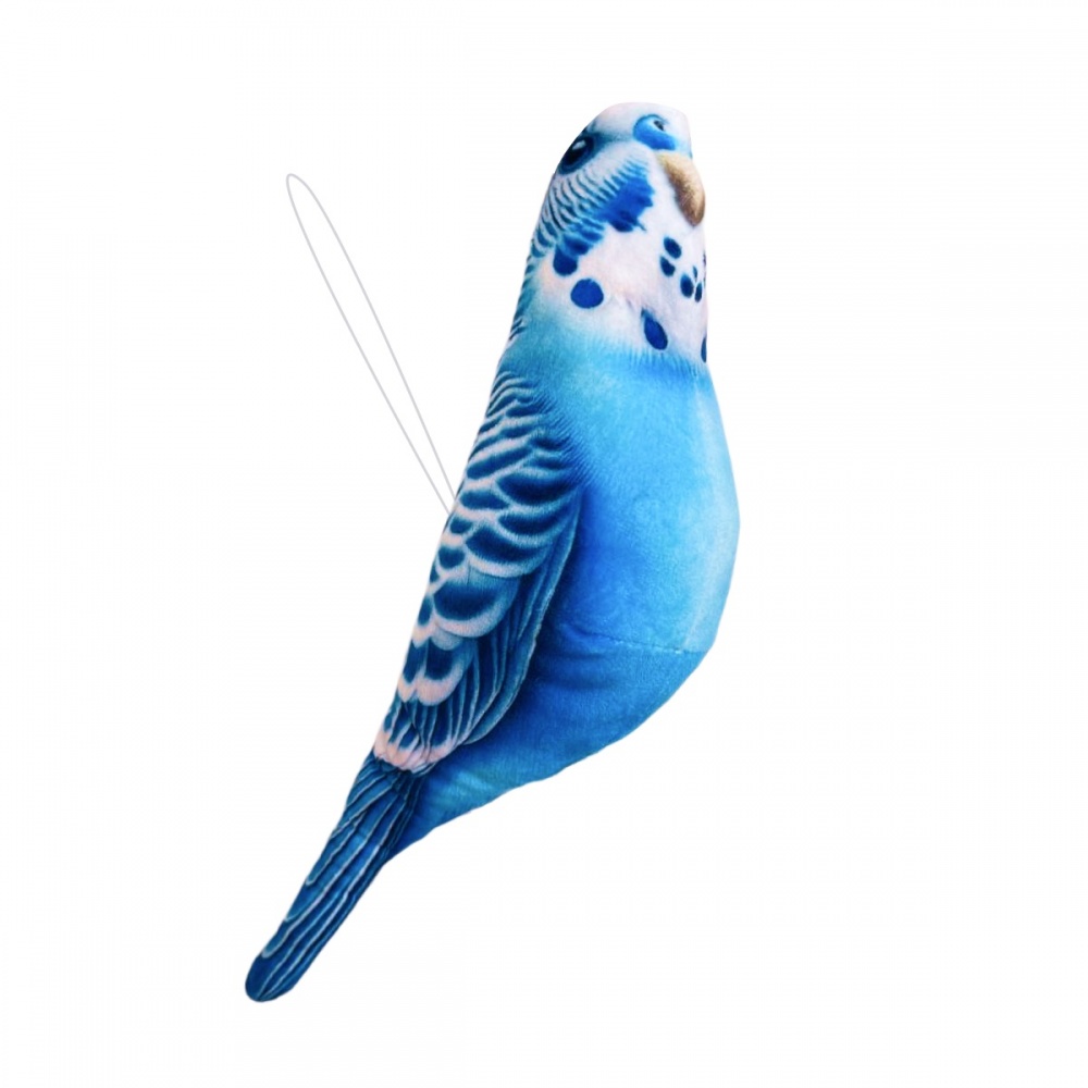 М'яка іграшка подарункова INKATOYS Папуга блакитний із принтом PRIP0_SU