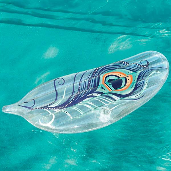 Матрас надувной Перо павлина 43188