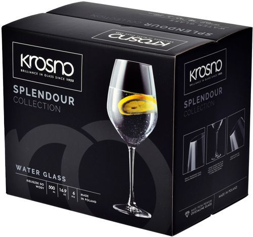 Набір бокалів для вина Splendour 500 мл 6 шт Krosno