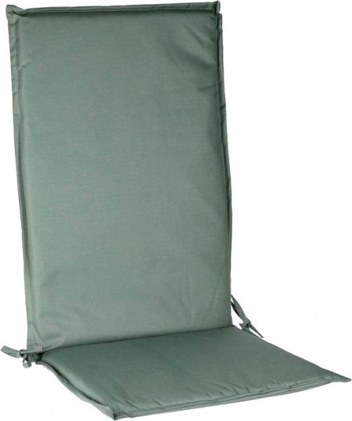 Подушка на стул зеленая 114х44х46 см