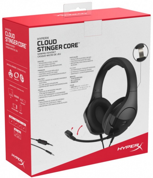 Наушники HyperX Cloud Stinger Core PC black (HX-HSCSC2-BK/WW) 