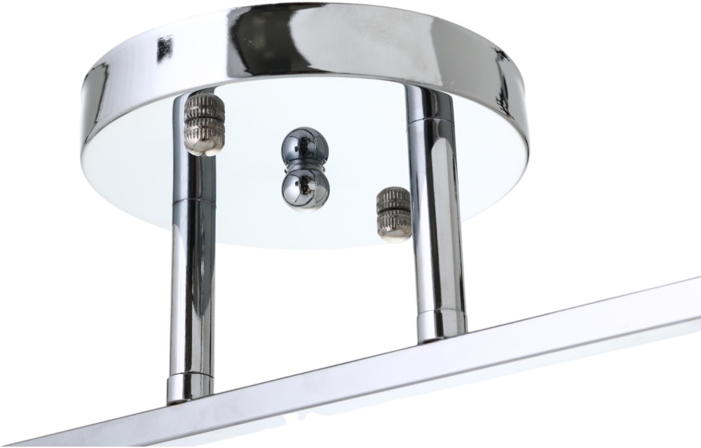 Люстра потолочная Sensio Solar 2x40 Вт E27 хром/белый ALG-07266/2