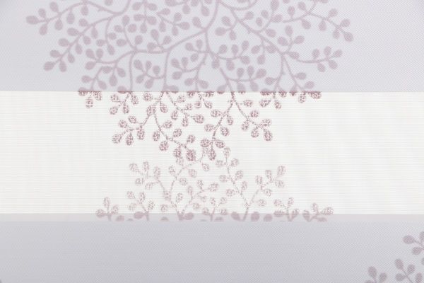 Ролета мини день-ночь Delfa СРШУ-01МК-44801 73x160 см кремово-сиреневая 