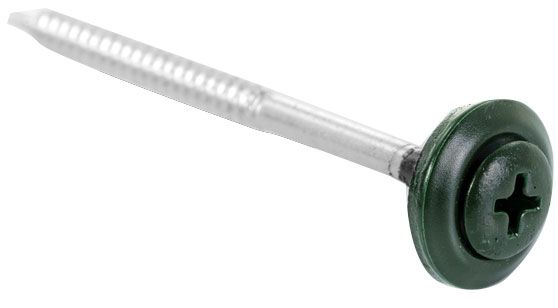 Саморез кровельный по металлу 3,9x60 мм 100 шт зеленый Onduline