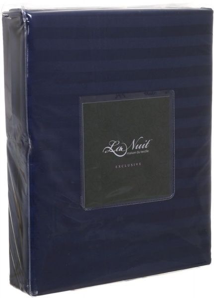 Комплект постельного белья Exclusive Navy 1,5 синий La Nuit 
