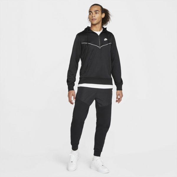 Джемпер Nike NSW REPEAT PK HZ HOODIE DD3773-010 р. L черный