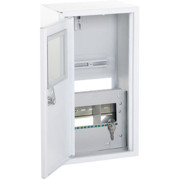 Щиток распределительный 8-модульный  E.next ШМР-1Ф-8А-З под 1-фазный счетчик (e.mbox.stand.n.f1.08.z) s0100005