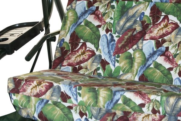 Гойдалка OLSA Турин-Преміум FLOWER 2442х1440х1810 мм дизайн: листя 