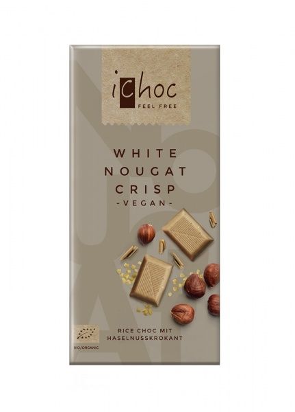 Шоколад білий органічний(White Nougat Cri.) 80 г
