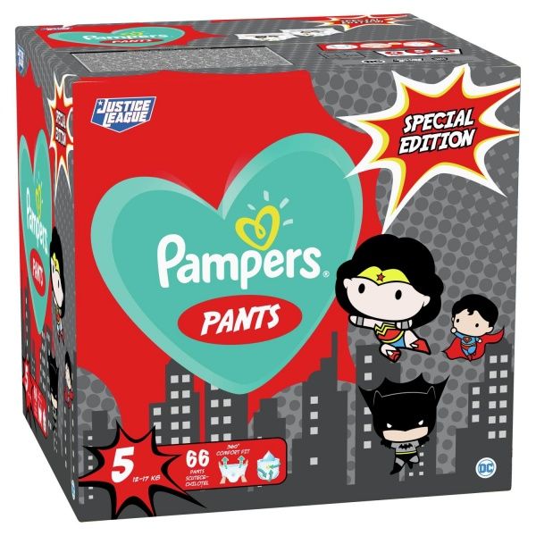 Подгузники-трусики Pampers Pants Размер 5 (12-17 кг) 66 шт.