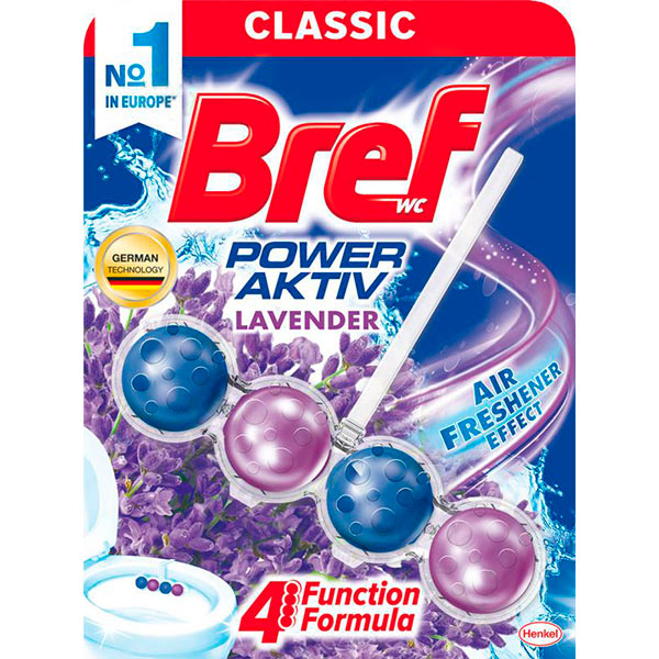 Туалетный блок Bref Сила-Актив Свежесть лаванды 