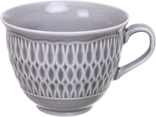 Чашка Sofia 250 мл фарфоровая серая Cmielow