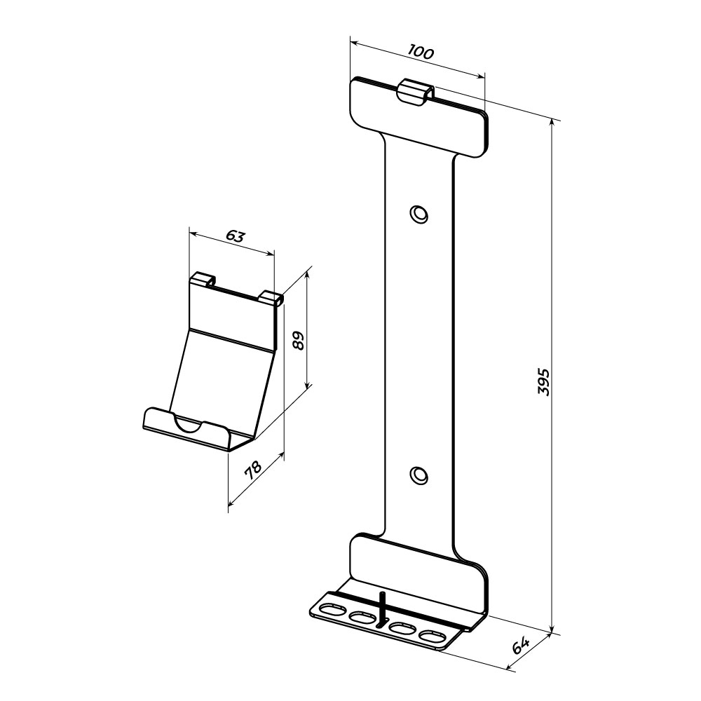 Крепления Valore для PlayStation 5 black