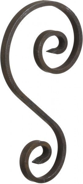 Завиток 220х120 мм полоса 12х6 мм 18А/19