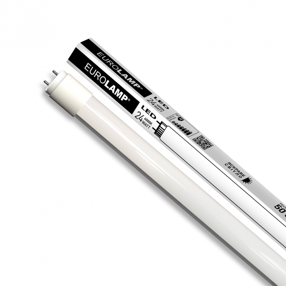 Лампа светодиодная Eurolamp 24 Вт T8 G13 220 В 6500 К LED-T8-24W/6500(nano)