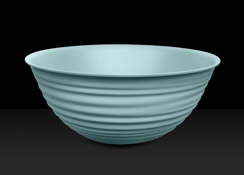 Миска с крышкой Eurogold Saturn 3 л синяя