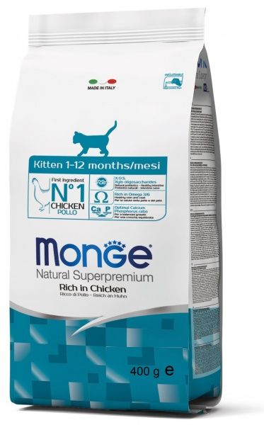Корм Monge Cat Kitten Chicken 400 г