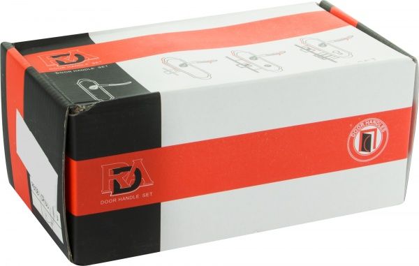 Защелка врезная с ручками  RDA Monza хром/